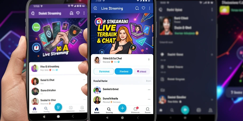 Antarmuka Live Streaming 2757 yang interaktif dan menarik.