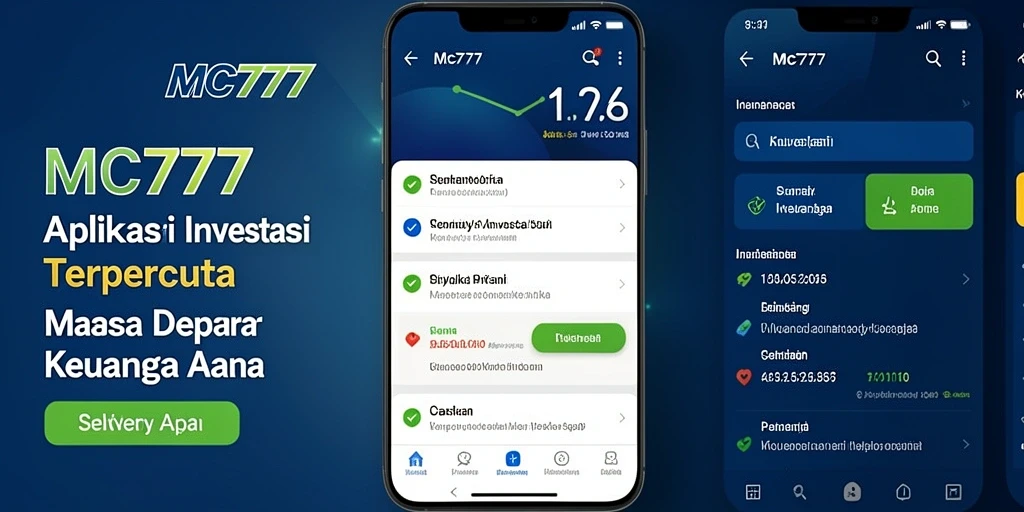Tampilan antarmuka pengguna MC777 yang modern dan fungsional.