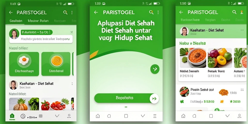 Tampilan antarmuka aplikasi PARISTOGEL yang menarik dan fungsional.