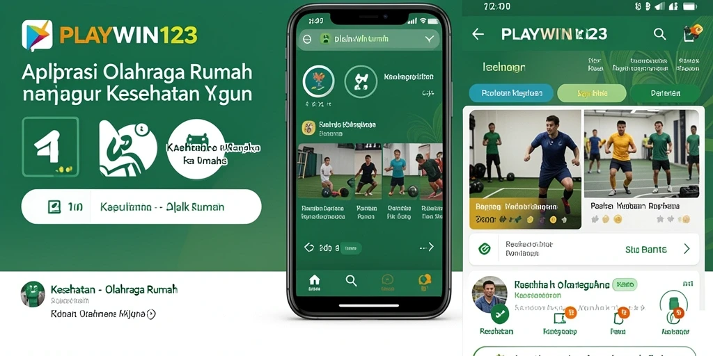 Tampilan antarmuka PLAYWIN123 yang intuitif dan menarik untuk olahraga di rumah.