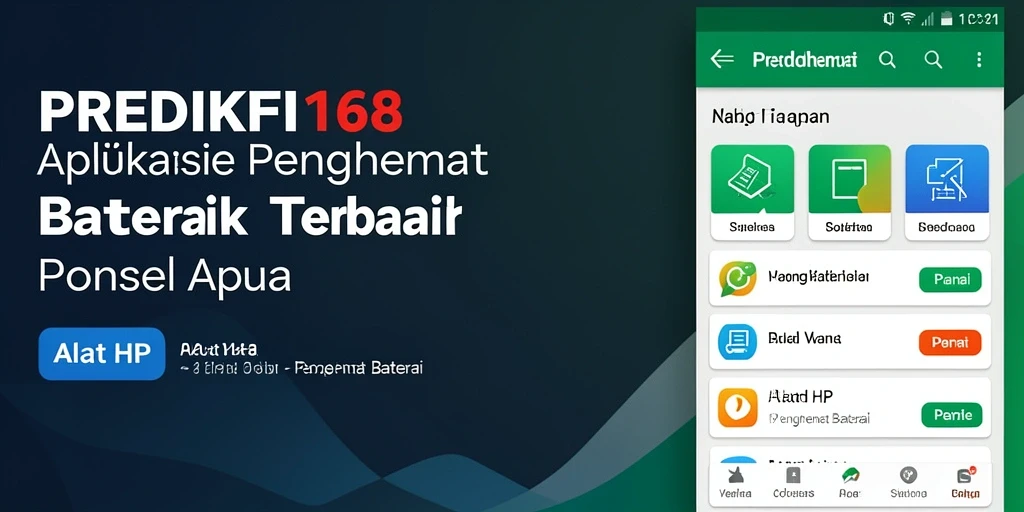 Tampilan antarmuka PREDIKSI168 yang user-friendly untuk penghematan baterai.