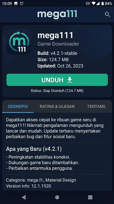 Unduh APK mega111 untuk Pengguna Android di Indonesia